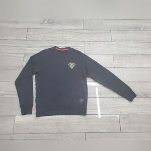 NIKE men' Kobe Ryan mamba 100% cotton pure black casual basic pullover sweater S